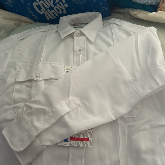 3/$40 NWT Horace Sentry Plus Uniform Shirt USA Made airlines service workers EMT - Picture 7 of 9